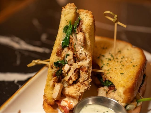 Chicken Club Sandwich.