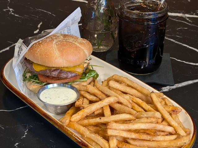 Custom Burger.