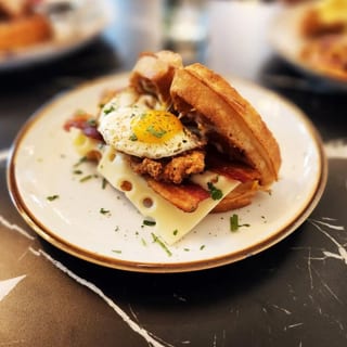 Holy Moly Breakfast Sandwich
