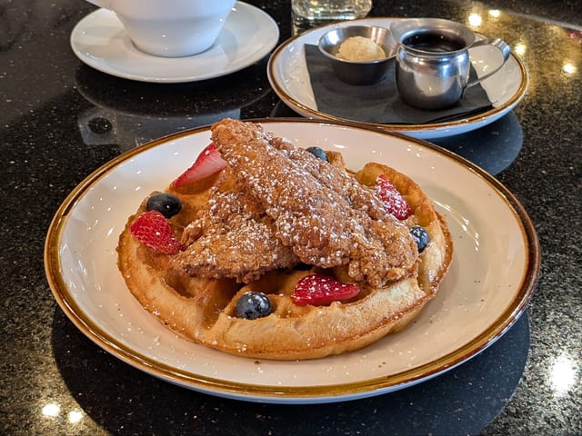 Chicken & Waffles.