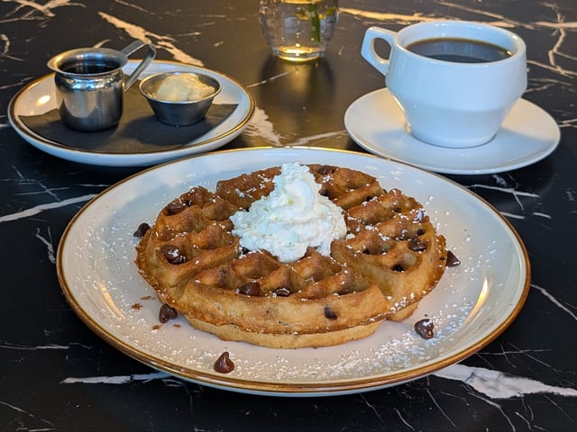 Chocolate Chip Waffle.