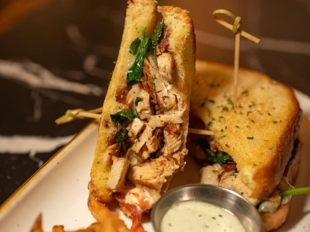 Chicken Club Sandwich.