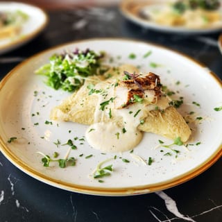 Crepe - Chicken Alfredo