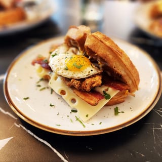 Holy Moly Breakfast Sandwich