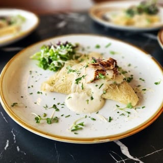 Crepe - Chicken Alfredo